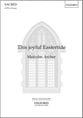 This Joyful Eastertide SATB choral sheet music cover